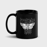 Moth Mug - Glossy Black